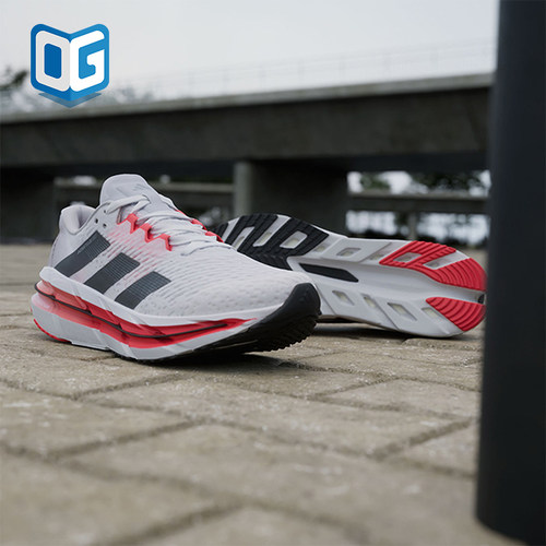 Adidas/阿迪达斯正品耐磨专柜新款男士系带缓震低帮跑步鞋ID6244