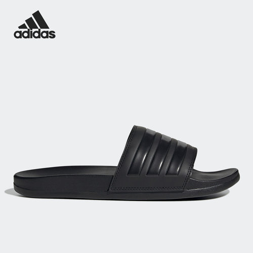 Adidas/阿迪达斯正品2023夏新款男女运动一字沙滩拖鞋GZ5896