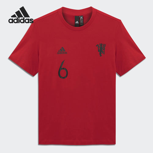 Adidas/阿迪达斯正品男子MUFC曼联足球透气短袖运动T恤IC1438