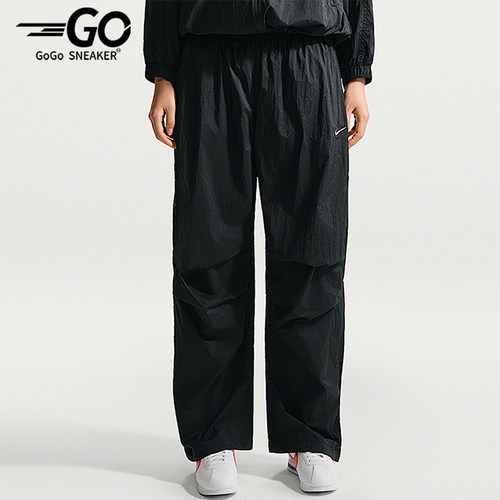 Nike/耐克正品夏季女士日常防晒中腰轻盈运动梭织长裤IO3377-010