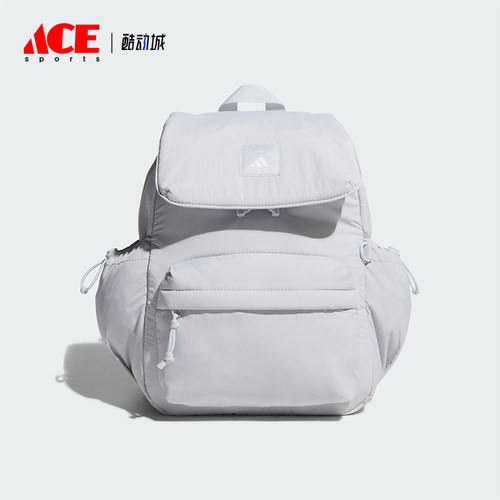 Adidas/阿迪达斯正品2025男女实用翻盖多口袋经典双肩包KF2489