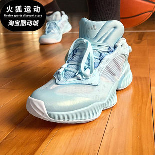 Adidas/阿迪达斯正品男士训练减震耐磨运动低帮系带篮球鞋JH5839