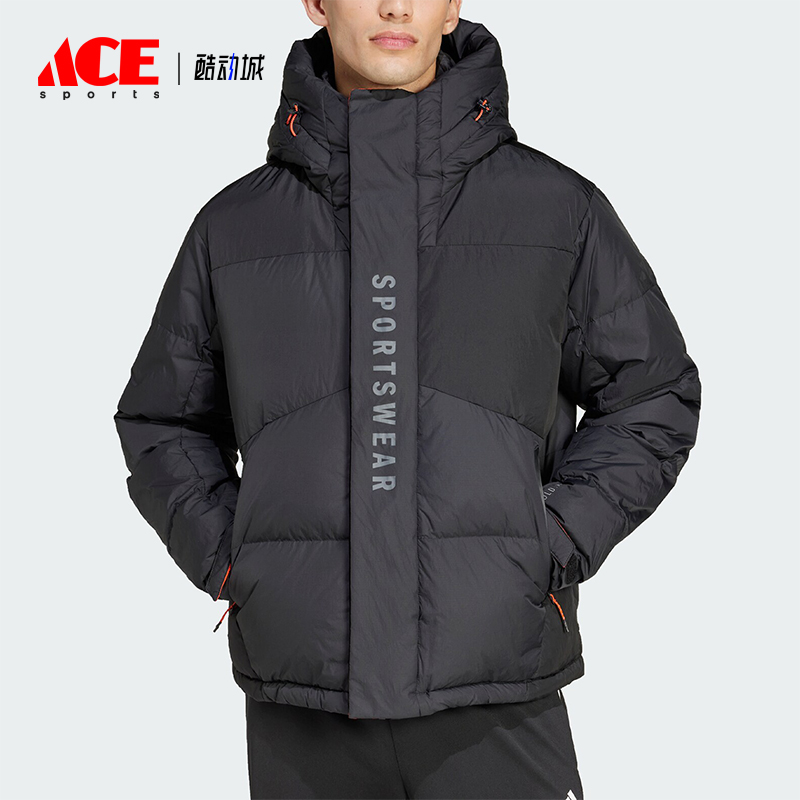 阿迪达斯男士时尚休闲羽绒服