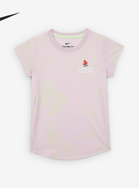 Nike/耐克正品Dri-FIT小童圆领蘑菇印花休闲短袖IM4493-663