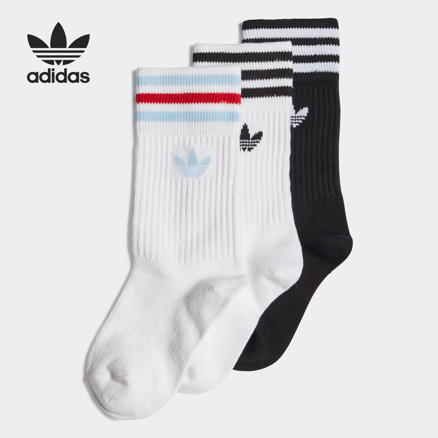 Adidas/阿迪达斯正品三叶草 CREW SOCK 3P 亲子款运动袜子 GD3135,童装/婴儿装/亲子装,儿童袜子(0-16岁),淘宝优惠券,粉丝福利购,淘宝优惠卷