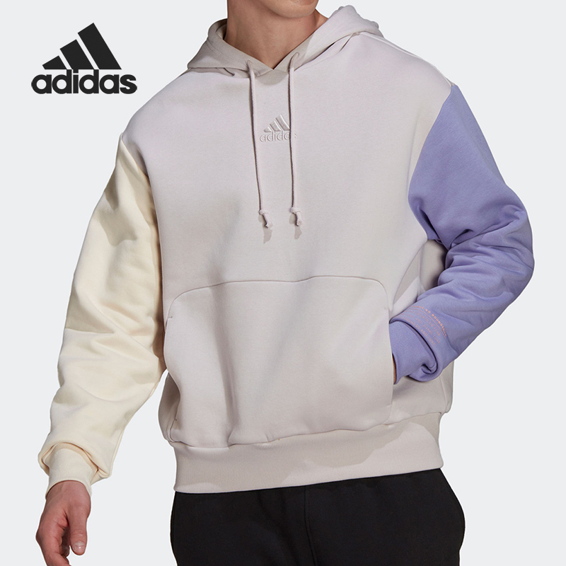 Adidas/阿迪达斯正品当季新款男女加绒保暖连帽卫衣HU0414