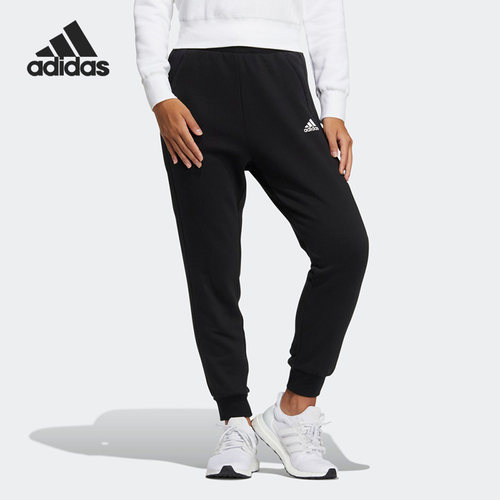 Adidas/阿迪达斯正品新款女子休闲运动针织束脚长裤HM7058