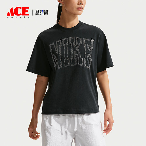 Nike/耐克正品Sportswear女士宽松运动休闲经典短袖T恤IR7839-010