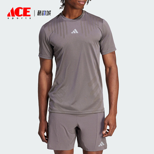 健身运动干爽短袖 Adidas 男士 新款 圆领T恤IS3735 阿迪达斯正品
