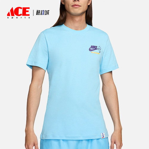 Nike/耐克正品2025男士日常圆领套头耐穿透气运动短袖FV3755-407