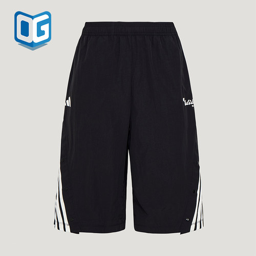 Adidas/阿迪达斯正品女士足球风轻户外宽松经典运动短裤KZ2392