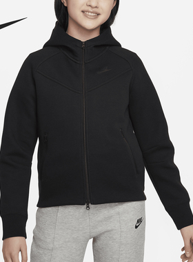 Nike/耐克正品当季新款大童休闲舒适针织连帽外套FD2979-010