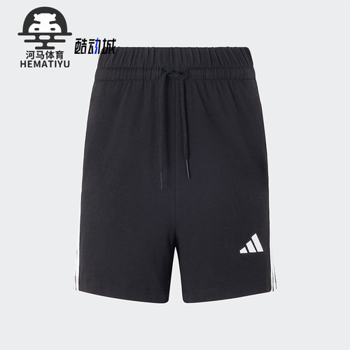 Adidas/阿迪达斯正品W 3S SJ SHO女士针织运动休闲短裤JY8574