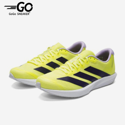 Adidas/阿迪达斯正品 新款荧光黄黑色竞速轻盈跑步鞋JQ1676