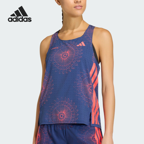 Adidas/阿迪达斯正品夏季女士跑步运动无袖训练背心T恤KC4933