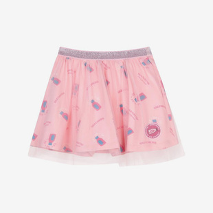 新款 夏季 汉口二厂联名小童印花半身裙 斯凯奇正品 Skechers
