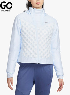 Nike/耐克正品新款女士轻薄款运动经典健身连帽羽绒服FB7604-423