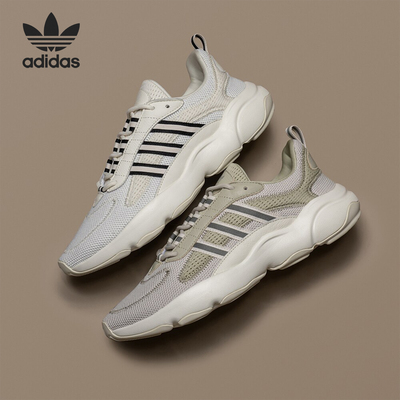 Adidas/阿迪达斯正品三叶草男女款经典网布透气老爹鞋JH7353