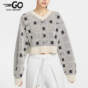 V领针织毛衣FV7802 Nike Osaka女士短款 Naomi 110 耐克正品