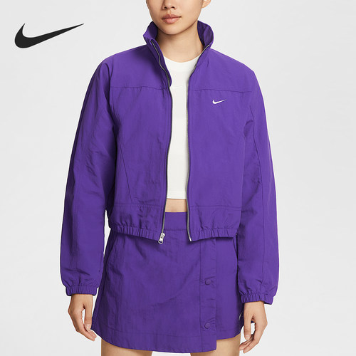 Nike/耐克官方正品Sportswear女士立领宽松休闲外套HJ1000-547