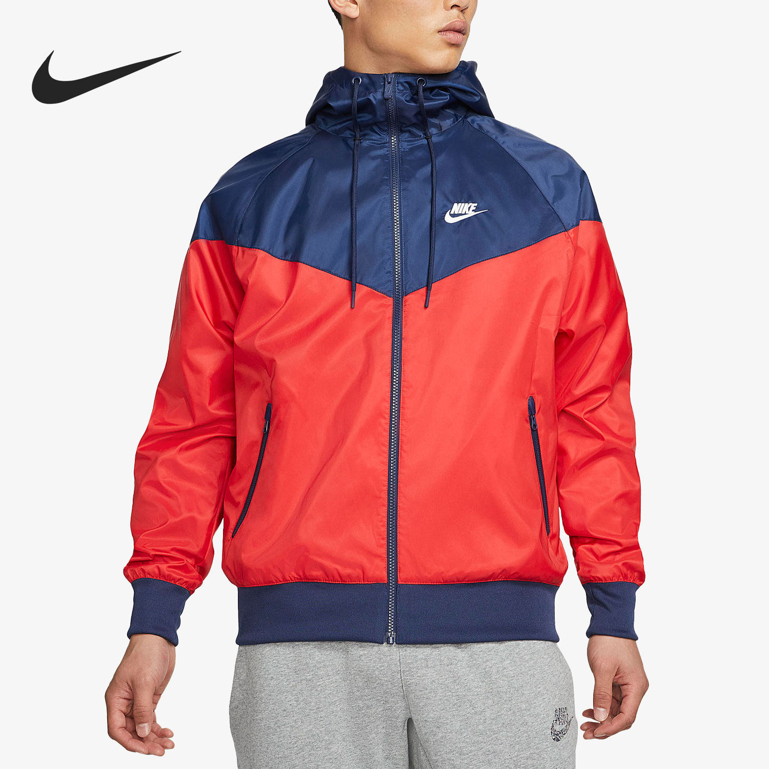 Nike/耐克官方正品Windrunner 男子轻盈运动夹克外套 DA0002-657