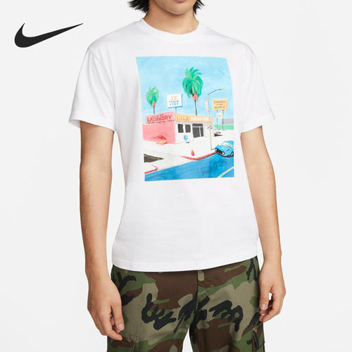 Nike/耐克正品男子涂鸦短袖