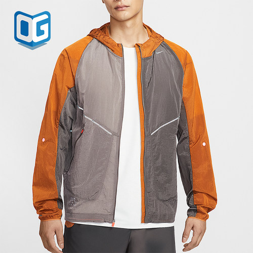 Nike/耐克正品2025男士印花拼接梭织运动耐穿跑步外套IM9662-289