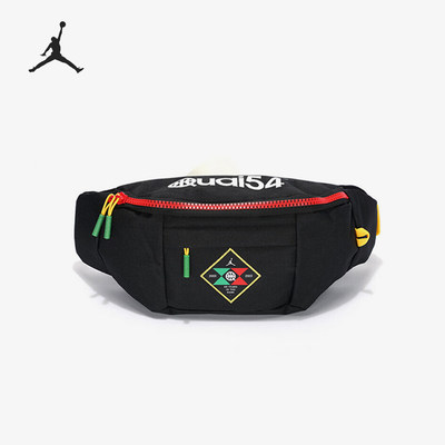 Nike/耐克正品JORDAN男女同款拉链休闲运动腰包FZ1880-010