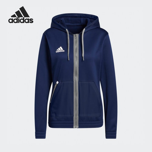 Adidas/阿迪达斯正品连帽夹克外套新款女经典休闲夹克外套HI0697