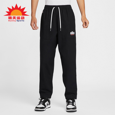耐克男士系带宽松透气长裤