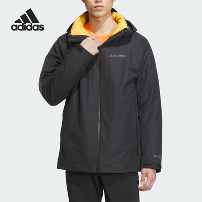 Adidas/阿迪达斯正品户外运动男子三合一保暖冲锋衣IL8972