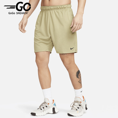 Nike/耐克正品2025男士耐穿松紧腰透气印花休闲短裤FB4197-276
