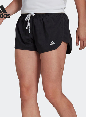 Adidas/阿迪达斯正品夏季女士跑步梭织瑜伽运动短裤HM4291
