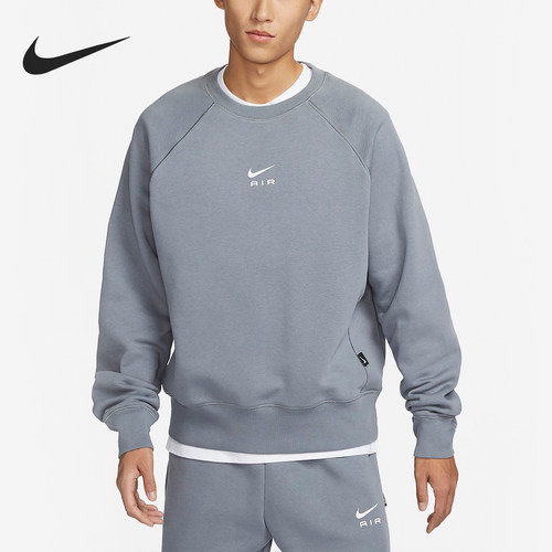 Nike/耐克正品新款男士圆领加绒保暖休闲运动卫衣FB7204-065