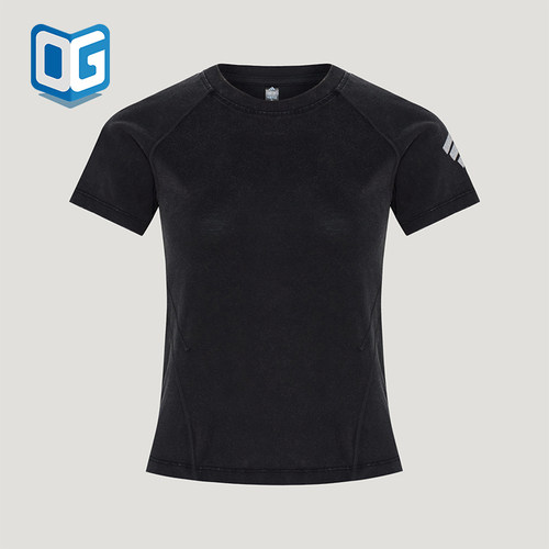 Adidas/阿迪达斯正品女士时尚经典套头圆领休闲短袖T恤KY7861