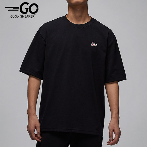 Nike/耐克正品JORDAN男士时尚简约宽松透气针织短袖T恤HJ2327-010