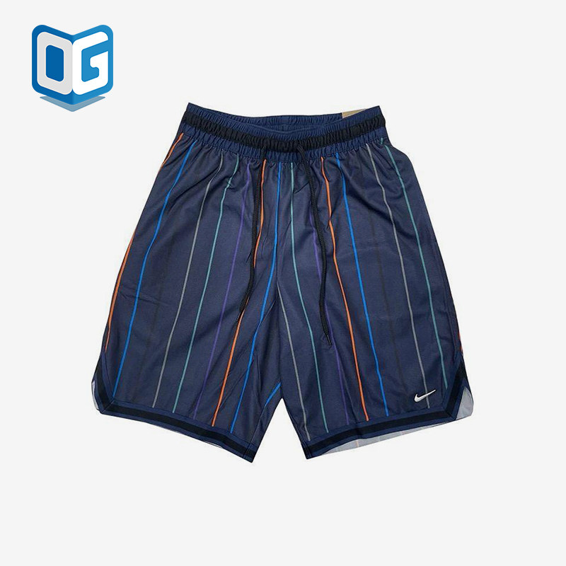 Nike/耐克正品Dri-FIT 男士透气竖条纹篮球运动短裤DX0254-410