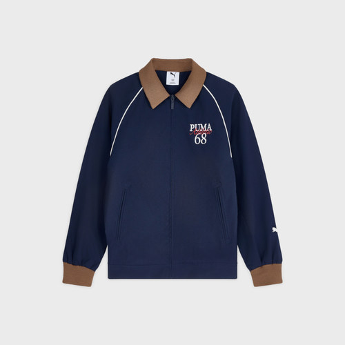 Puma/彪马正品儿童款美式复古休闲风长袖拉链外套951150-02
