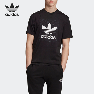 Adidas/阿迪达斯正品三叶草男子MONO SQUARE TEE短袖T恤ED7043
