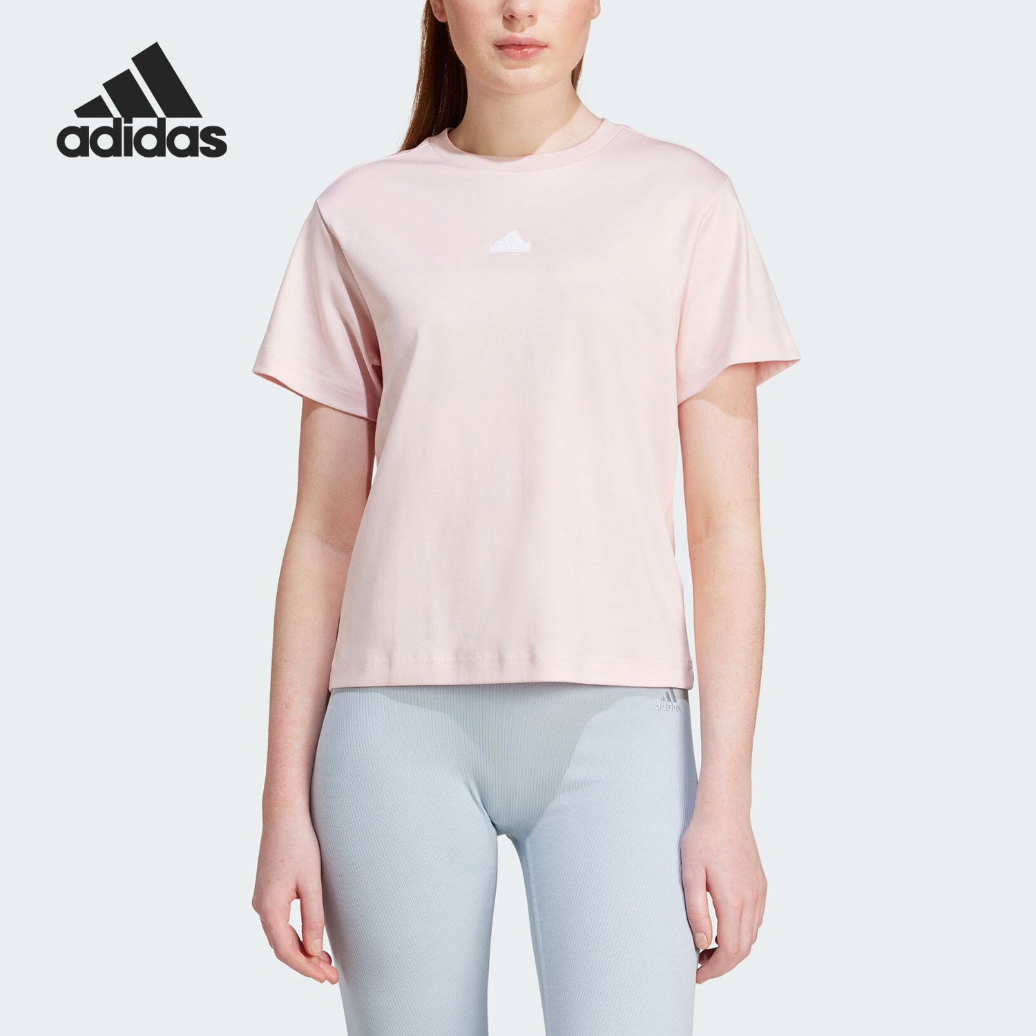 Adidas/阿迪达斯正品当季新款女士运动休闲短袖圆领T恤IY1456,运动服/休闲服装,运动T恤,淘宝优惠券,粉丝福利购,淘宝优惠卷