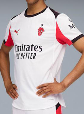 Puma/彪马正品2025夏季款男士圆领透气足球训练运动短袖779970-02