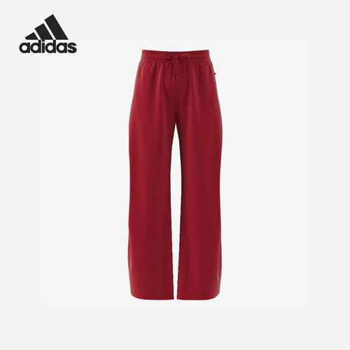 Adidas/阿迪达斯正品2025春女士运动时尚梭织直筒长裤JM8792