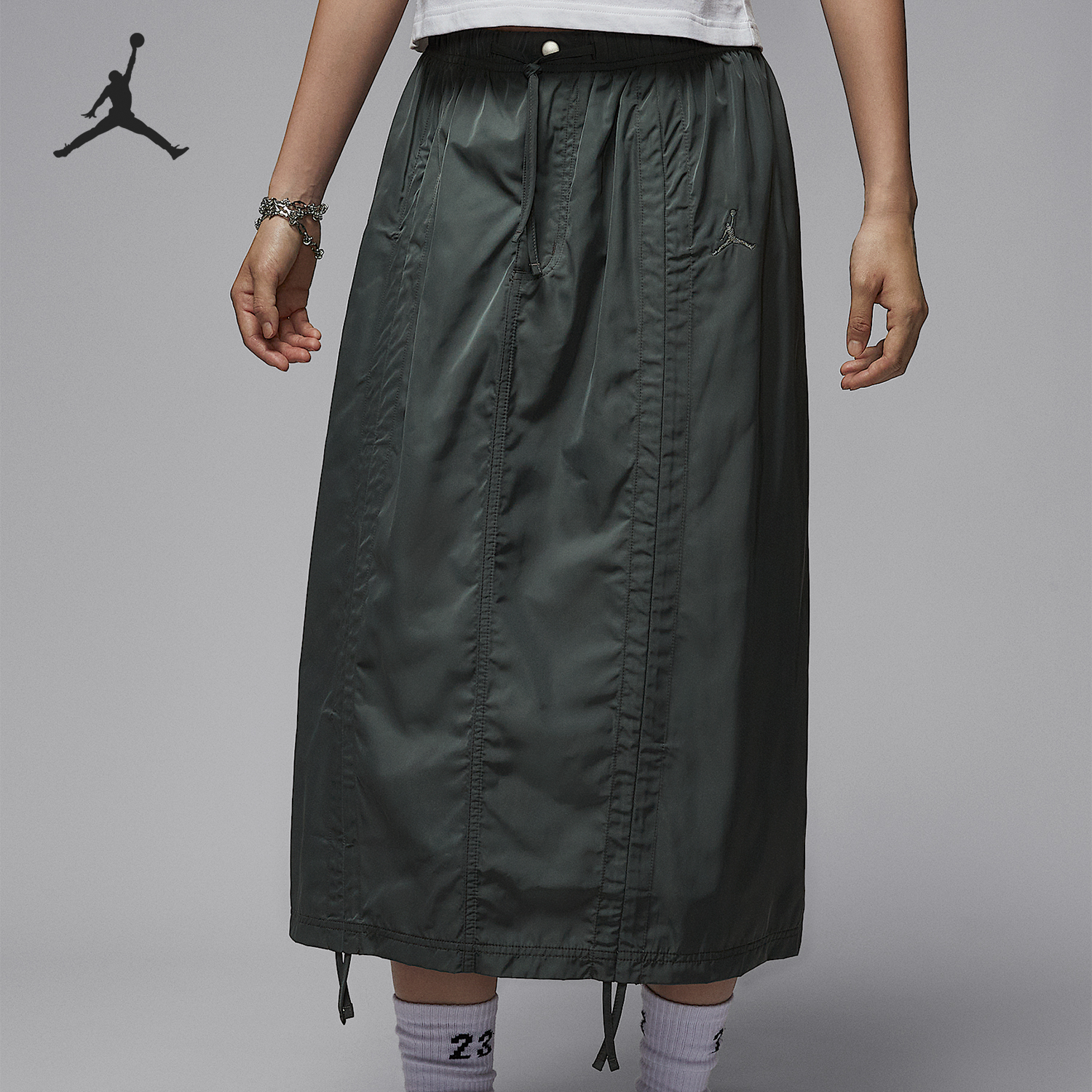 Nike/耐克官方正品Jordan Flight 女士降落伞半身裙HQ9188-068