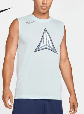 Nike/耐克正品DRI-FIT男士训练宽松圆领印花T恤FZ8080-474