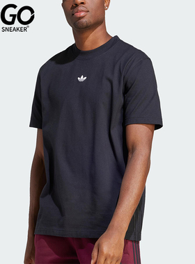 Adidas/阿迪达斯正品三叶草男士透气简约运动休闲圆领T恤HZ0747