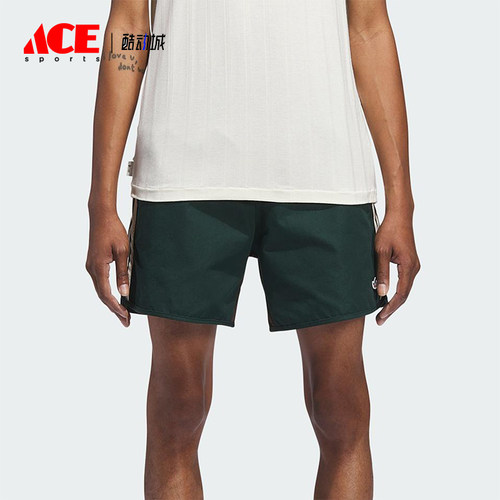 Adidas/阿迪达斯正品三叶草男女条纹舒适经典松紧运动短裤JP3871