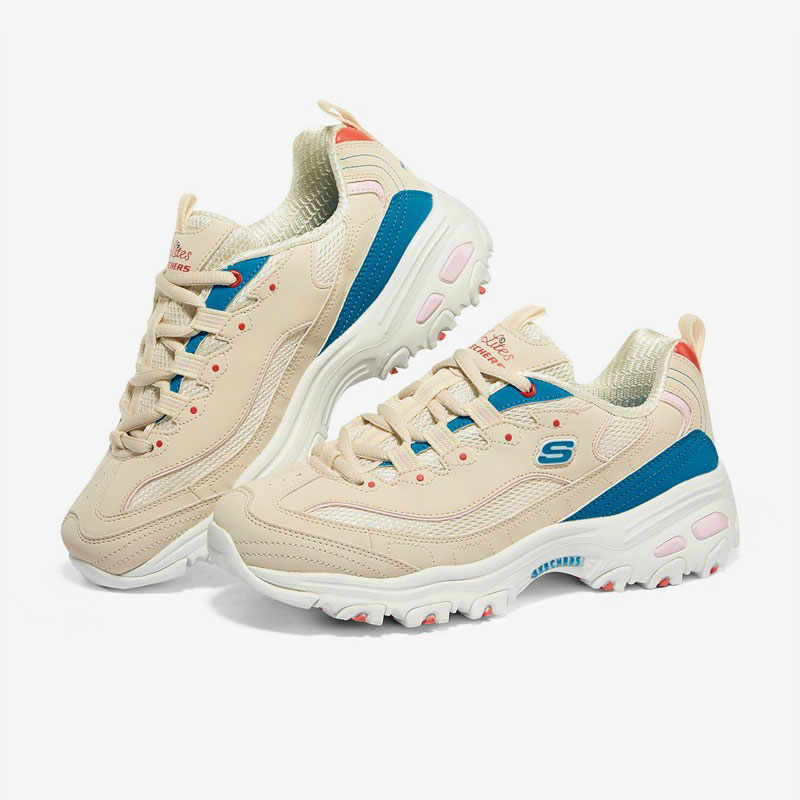 Skechers/斯凯奇正品春季新款女子时尚复古耐磨运动休闲鞋