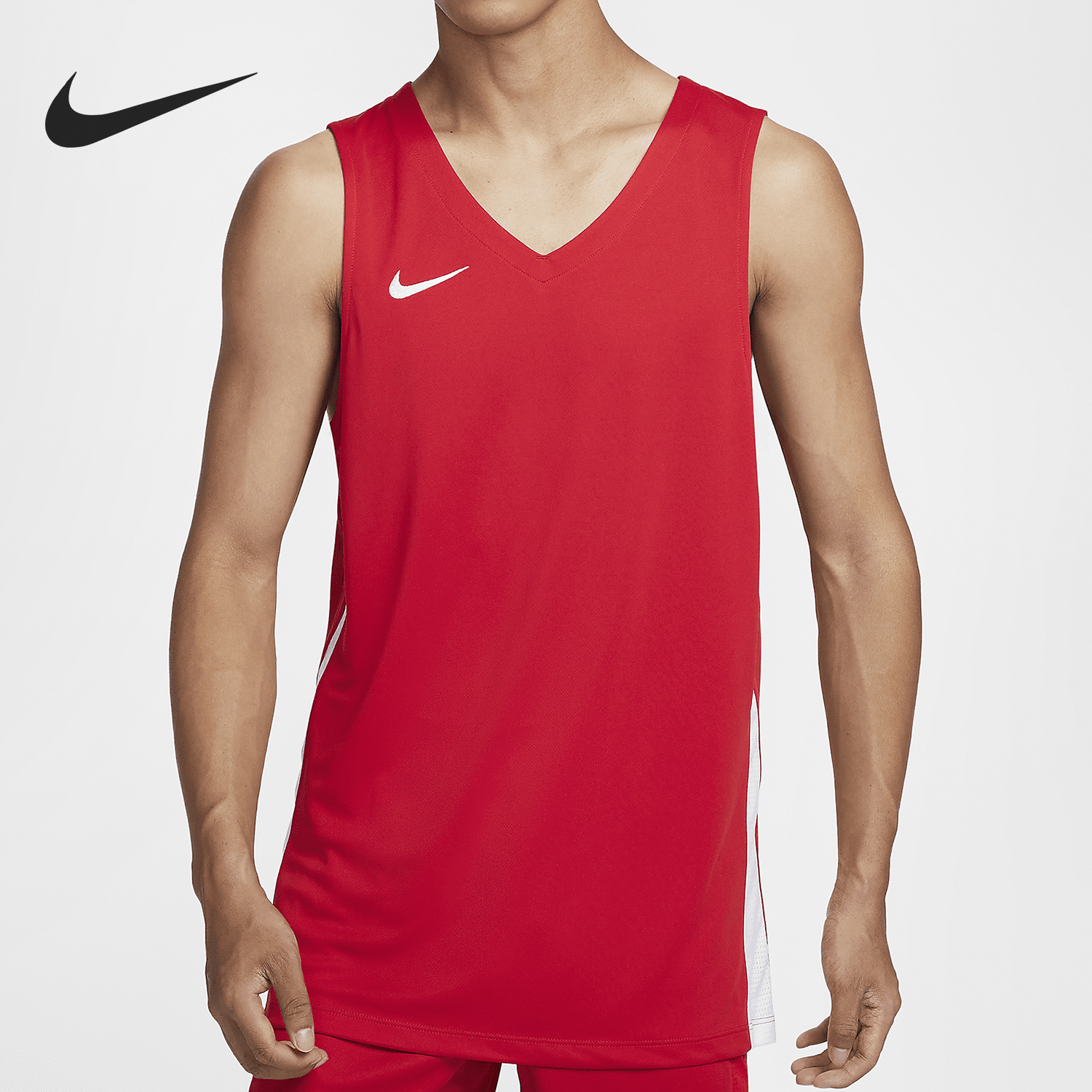 Nike/耐克官方正品夏季新款男士V领运动训练时尚背心HF0519-657