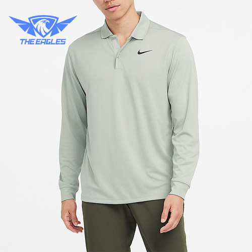 Nike/耐克男士翻领长袖POLO衫