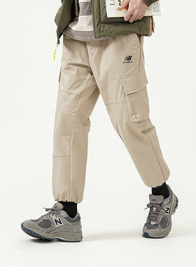 New Balance/NB正品2025新款男士潮流运动梭织长裤AMP21364-MS